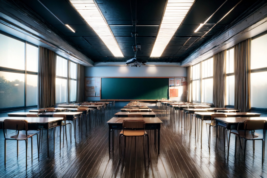 School Classroom【Background】- FutureEvoLab by FuturEvoLab on Tensor.Art