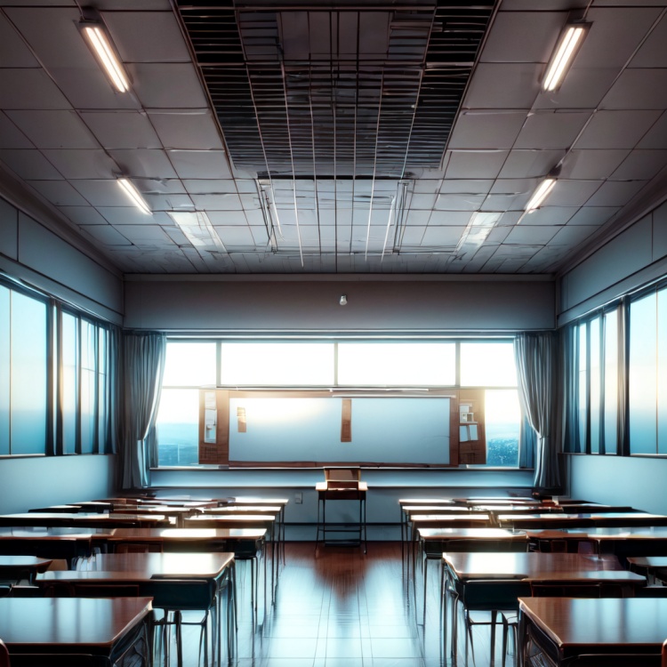 School Classroom【Background】- FutureEvoLab by FuturEvoLab on Tensor.Art