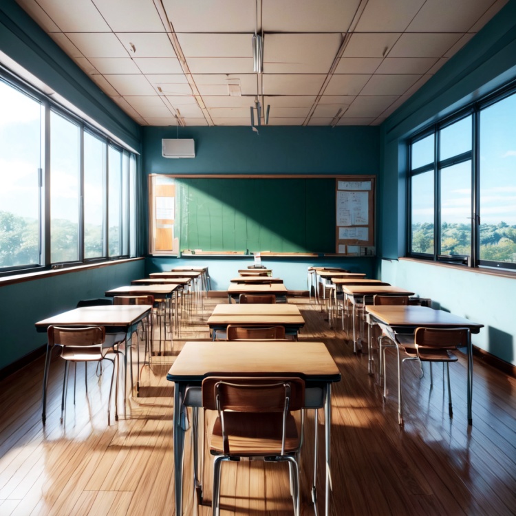 School Classroom【Background】- FutureEvoLab by FuturEvoLab on Tensor.Art
