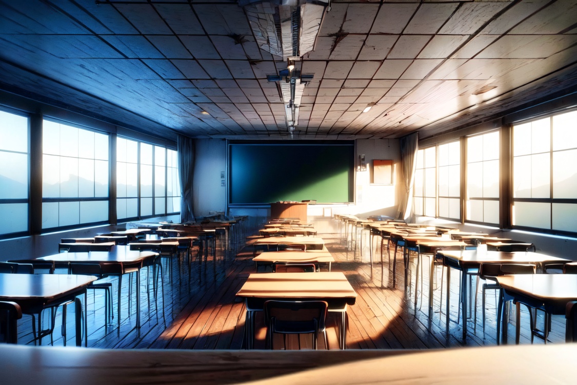 School Classroom【Background】- FutureEvoLab by FuturEvoLab on Tensor.Art