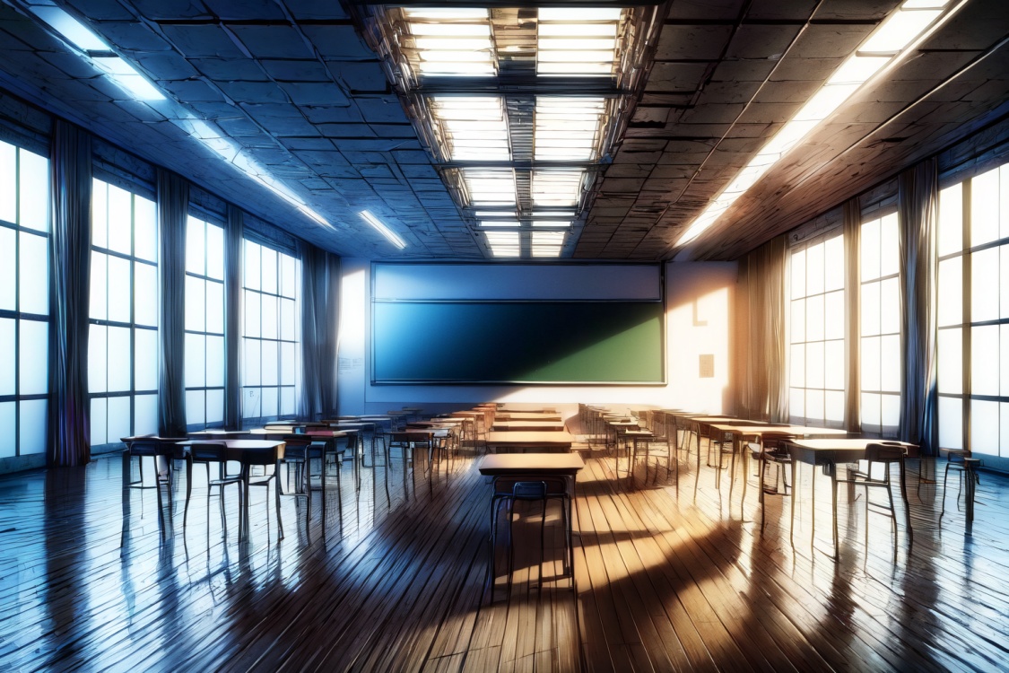 School Classroom【Background】- FutureEvoLab by FuturEvoLab on Tensor.Art