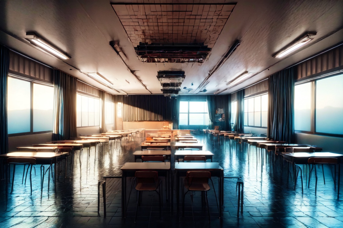 School Classroom【Background】- FutureEvoLab by FuturEvoLab on Tensor.Art