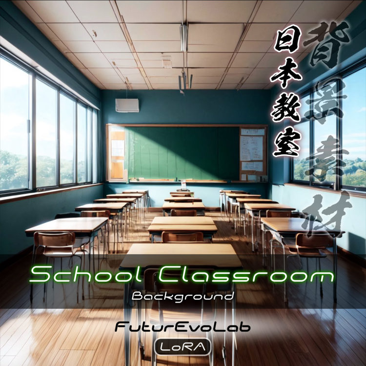 School Classroom【Background】- FutureEvoLab by FuturEvoLab on Tensor.Art