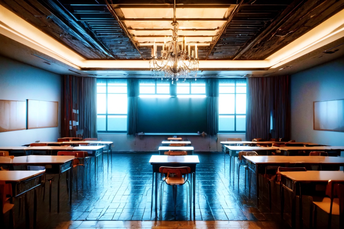 School Classroom【Background】- FutureEvoLab by FuturEvoLab on Tensor.Art