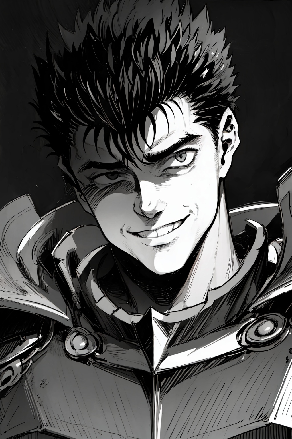 masterpiece,  best quality,  monochrome by Konan on Tensor.Art