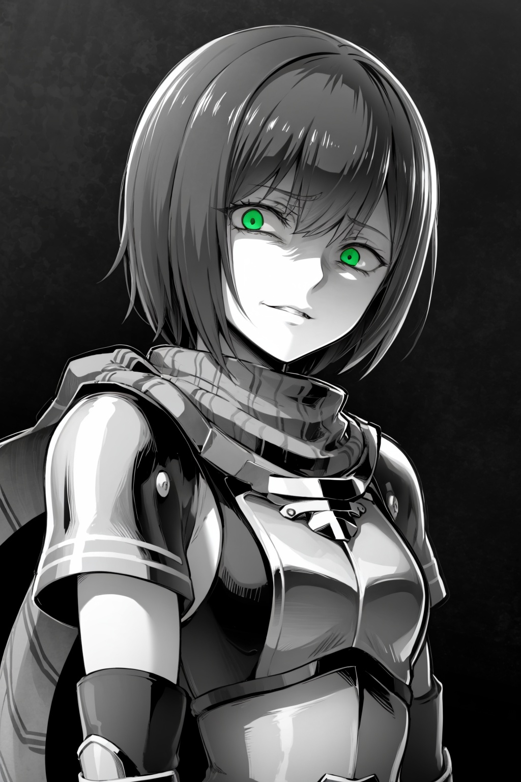 masterpiece,  best quality,  monochrome by Konan on Tensor.Art
