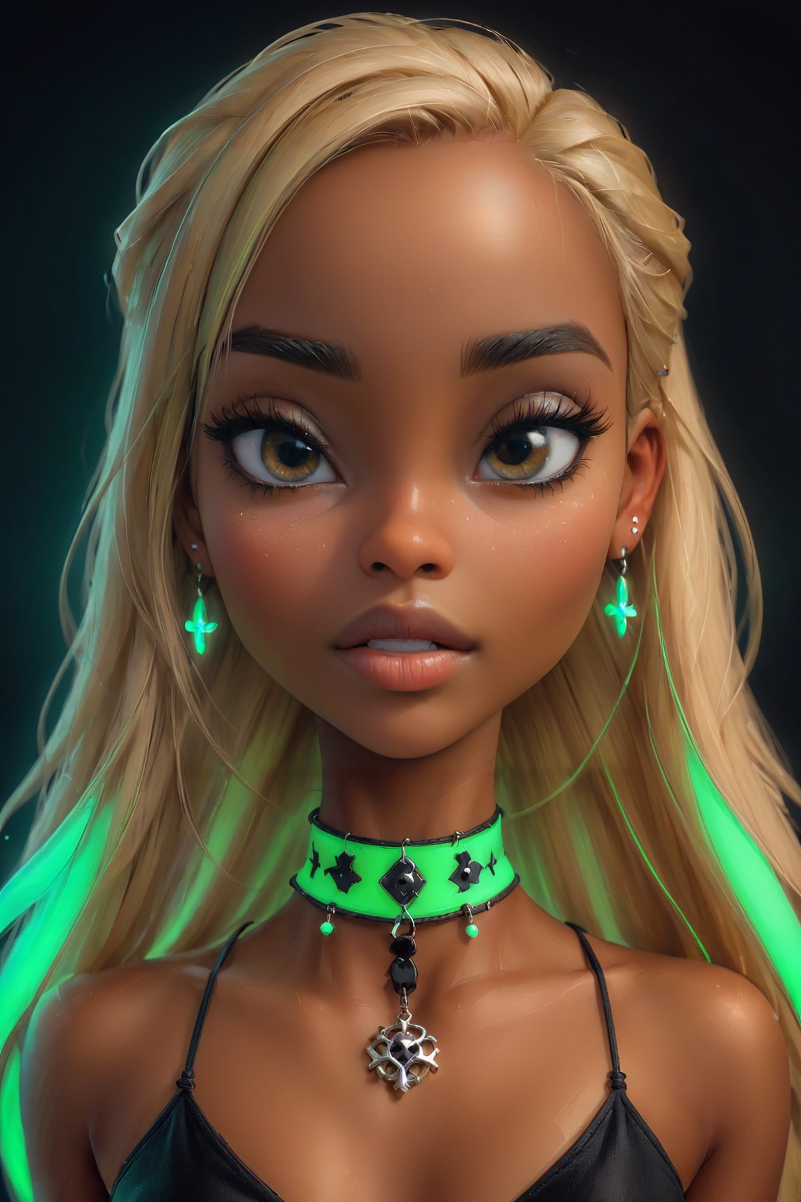 jewelry,  waist shot,  background glow and haze on Tensor.Art
