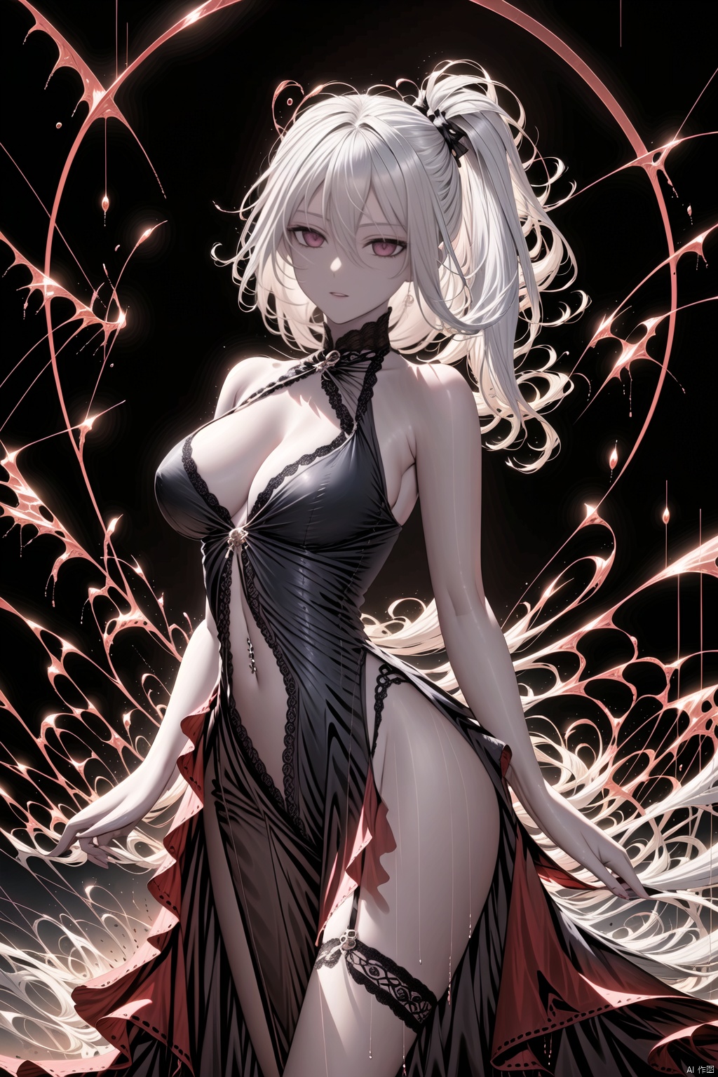 1girl,WhiteHairSuccubus, WhiteHairSuccubus,<lora:660447313082219790:1.0>