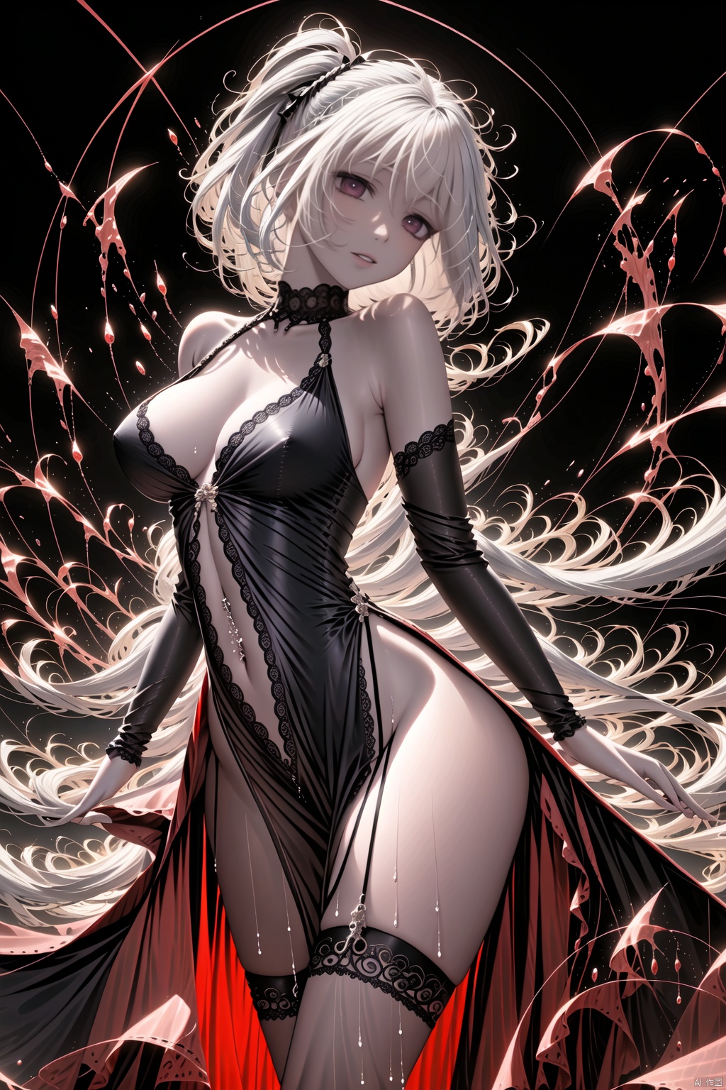 1girl,WhiteHairSuccubus, WhiteHairSuccubus,<lora:660447313082219790:1.0>