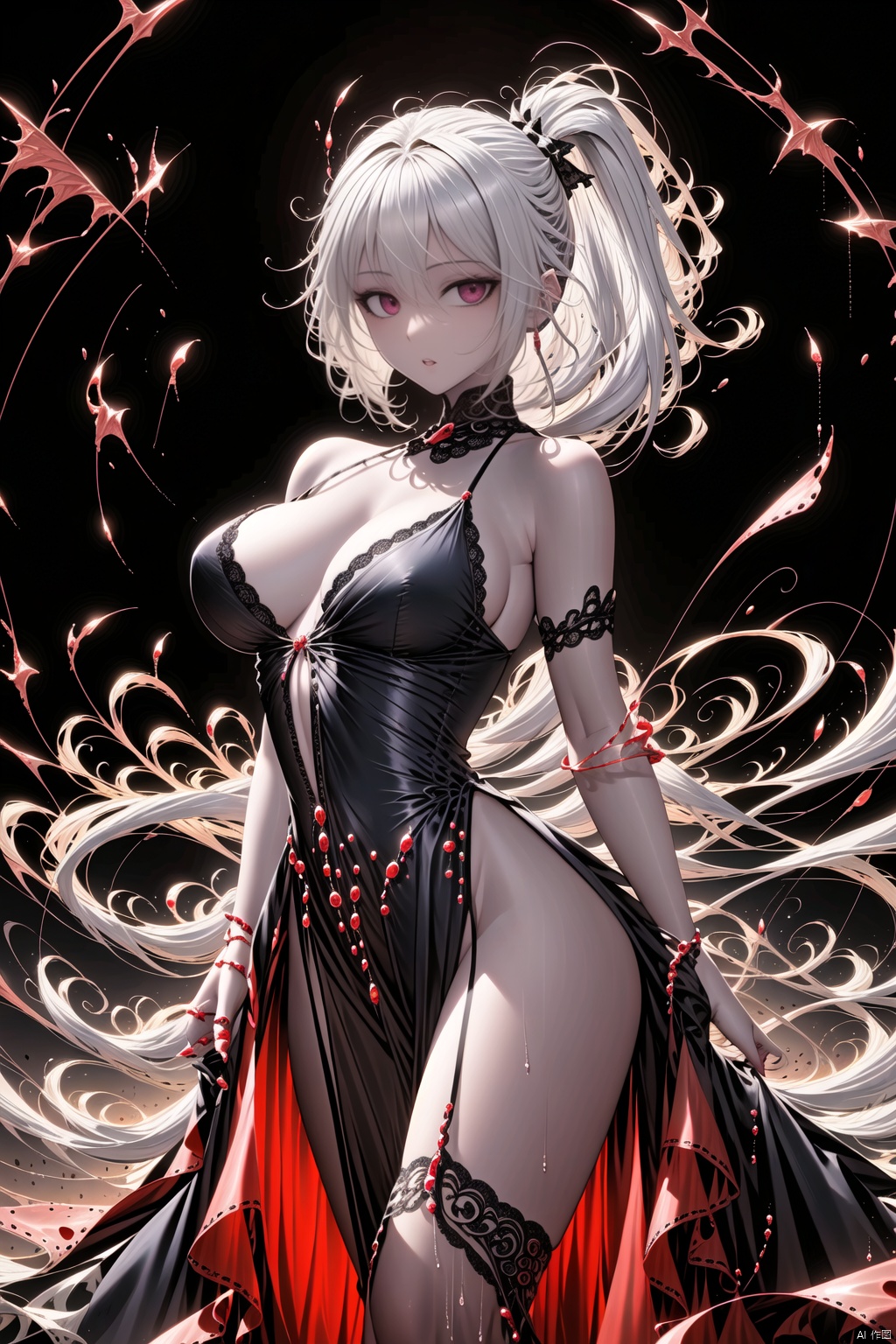 1girl,WhiteHairSuccubus, WhiteHairSuccubus,<lora:660447313082219790:1.0>