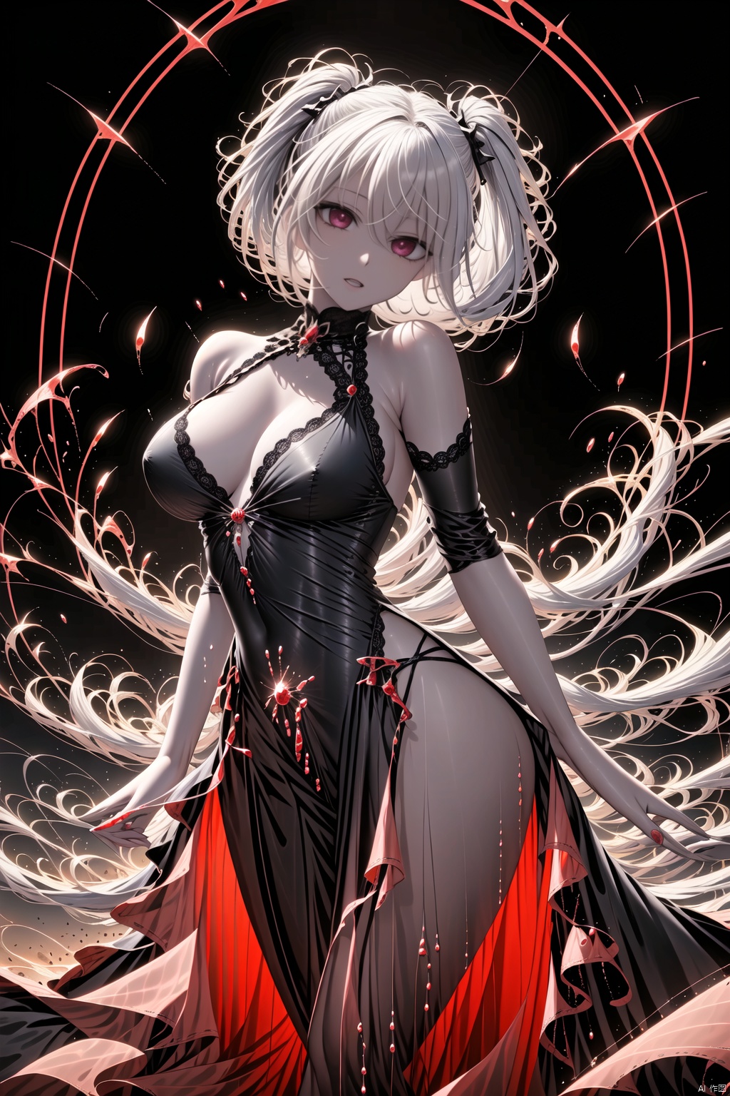 1girl,WhiteHairSuccubus, WhiteHairSuccubus,<lora:660447313082219790:1.0>