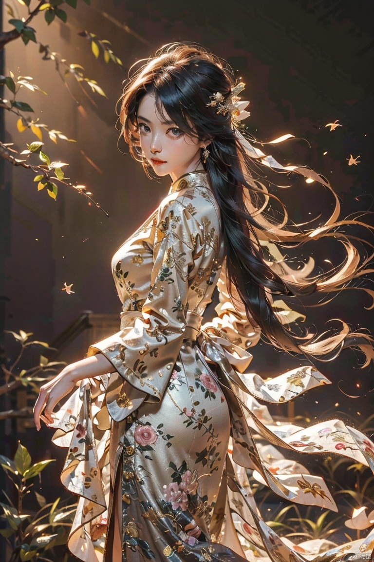 1 Girl, Single, (Hanfui) (Korean Dress) (Korean Dress) (Dress), Long Hair, (Chinese Dress) (Bright Picture) Red Lips, Black Hair, Earring, Japanese Dress, Chinese Style Cardion, Frill,

((Masterpiece), ((Very detailed CG Unity 8K wallpaper)), Best quality, high resolution illustrations, amazing, highres, (Best lighting, best shading, a very delicate and beautiful), (Enhanced)
