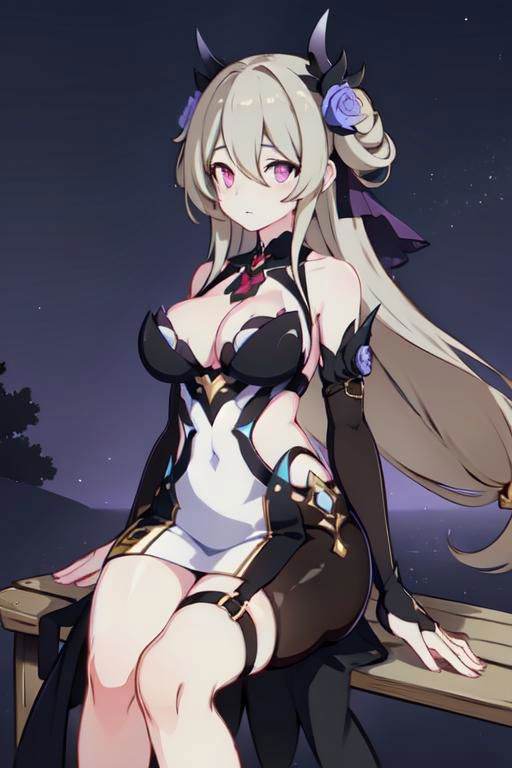 rita,  honkai impact 3rd,  girl in saree on Tensor.Art