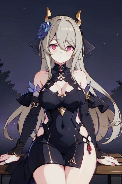 rita,  honkai impact 3rd,  girl in saree on Tensor.Art