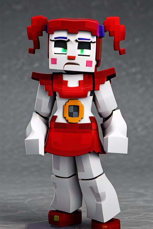 babymc,  full body,  gray background figma on Tensor.Art