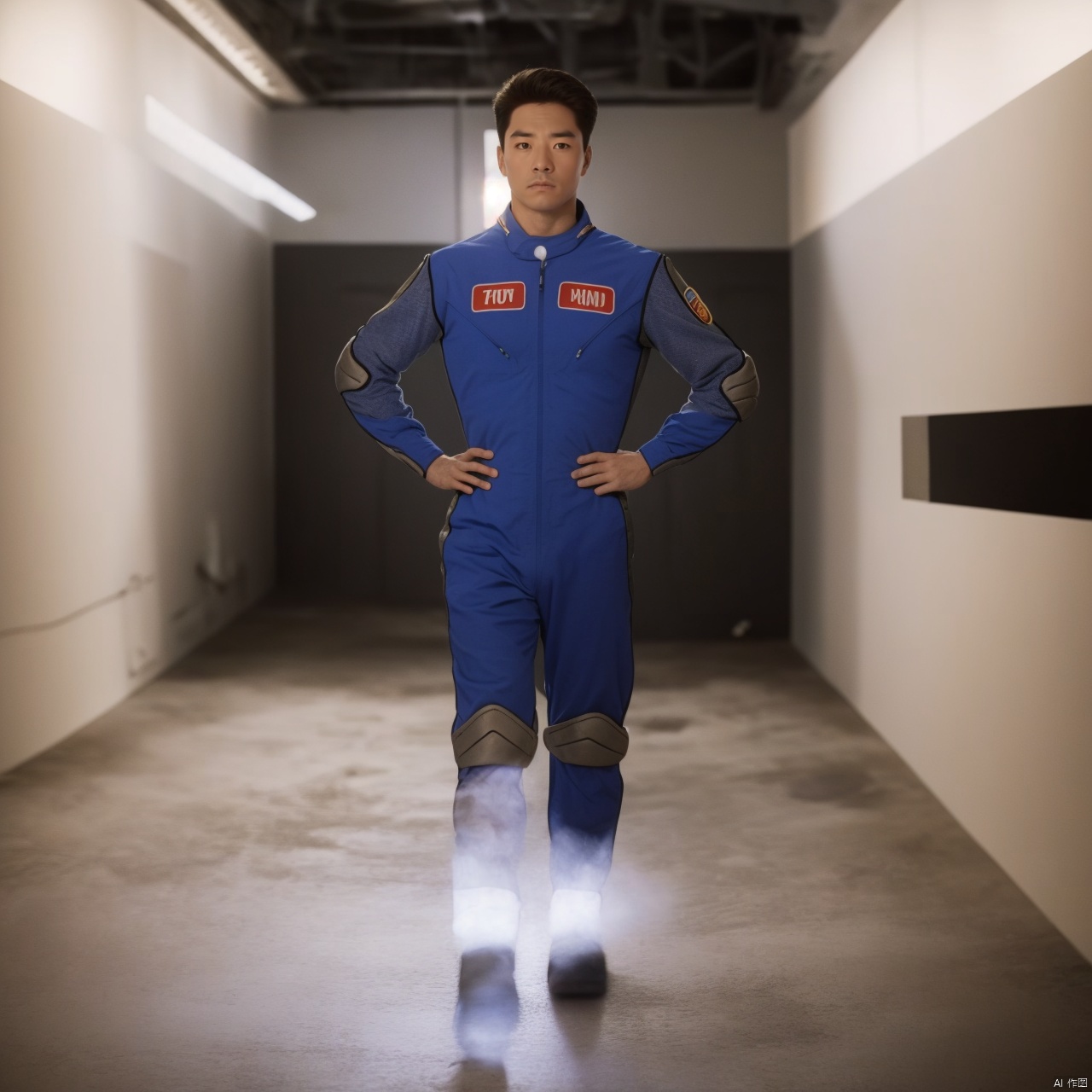 (masterpiece:1.3),(the best quality:1.2),(super fine illustrations:1.2),(Masterpiece),high quality,high detail,(white background:1.2),looking at viewer,(SOLO:1.4),outline,simple background,fullbody,, logo,belt,uniform,jacket,emblem,collar,choker,military uniform,pants,blue jacket,police uniform,gloves,boots,armor,bodysuit,belt pouch,helmet,fingerless gloves,jewelry,figure,clothes writing,blue pants,