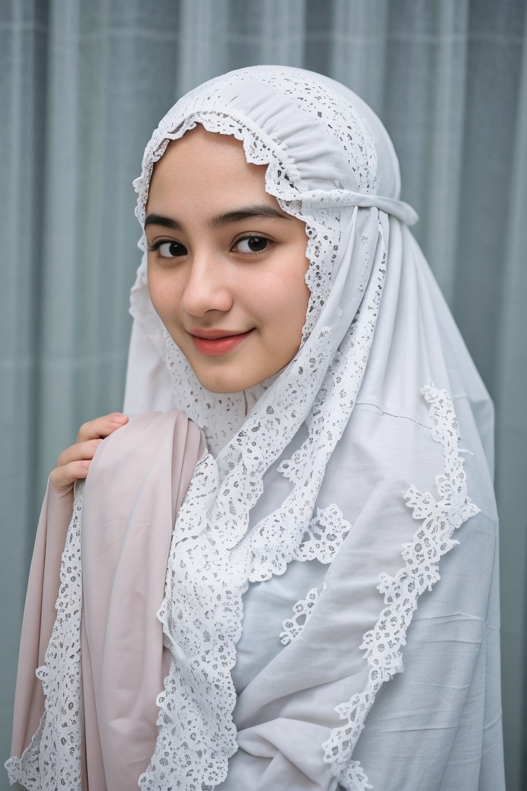 (mukena),  1 girl,  25 year on Tensor.Art