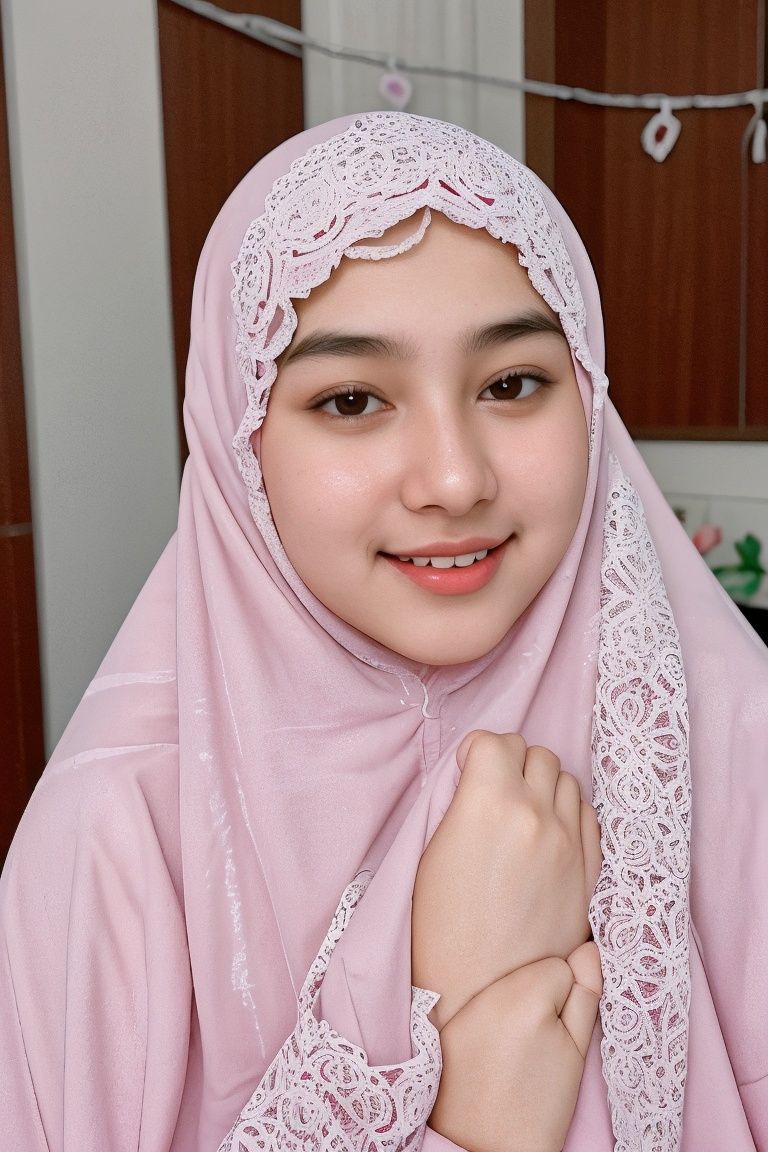 (mukena),  1 girl,  22 year on Tensor.Art