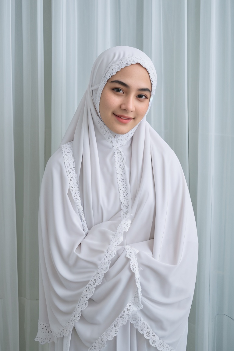 (mukena),  1 girl,  25 year on Tensor.Art