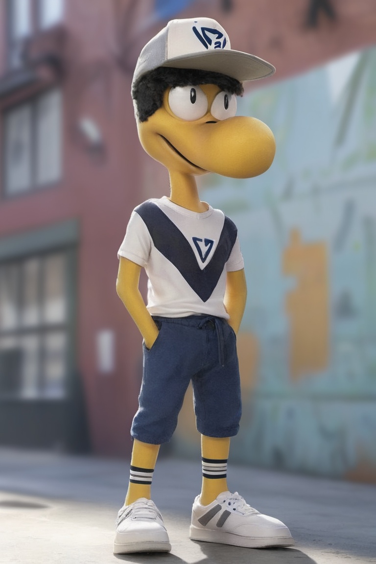 clmnt wearing a urban vlzblnc outfit,  standing solo ,  vlzblnc on Tensor.Art