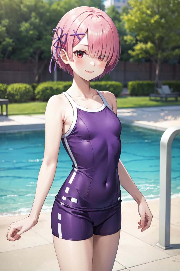 トレセンスク水tracen swimsuit/ウマ娘プリティーダービー Uma Musume by AI_popai on Tensor.Art