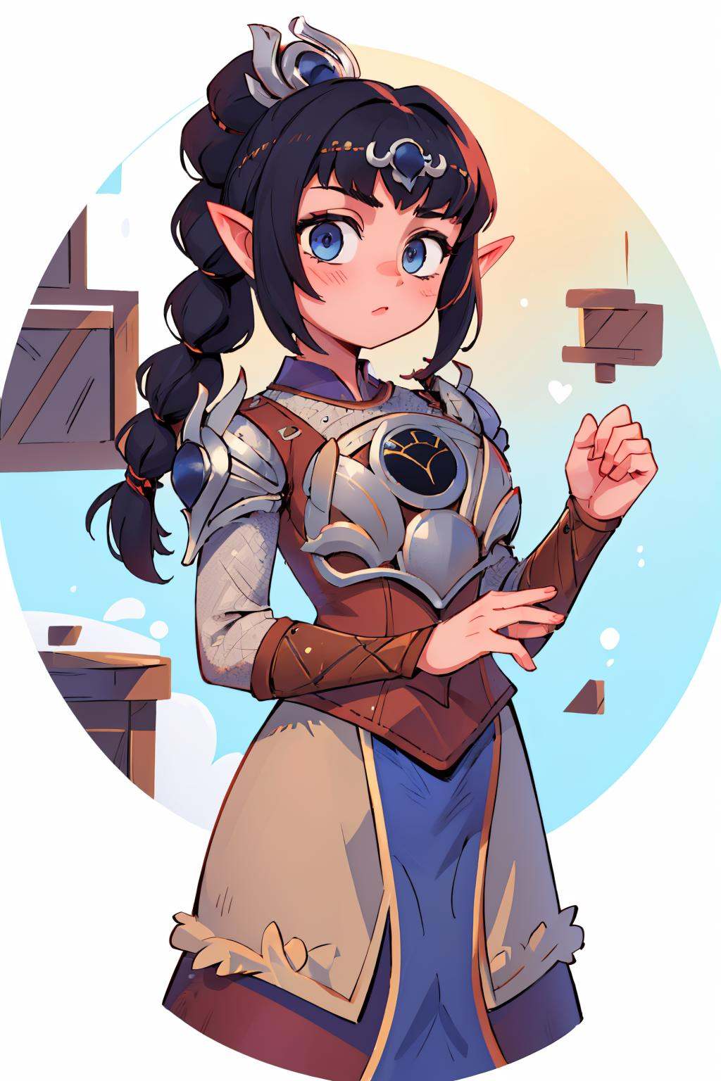 shadowheart,  1girl,  solo on Tensor.Art