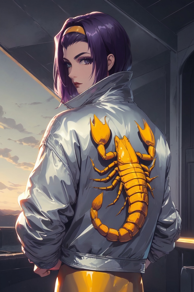 fayevalentine,  purple hair, on Tensor.Art