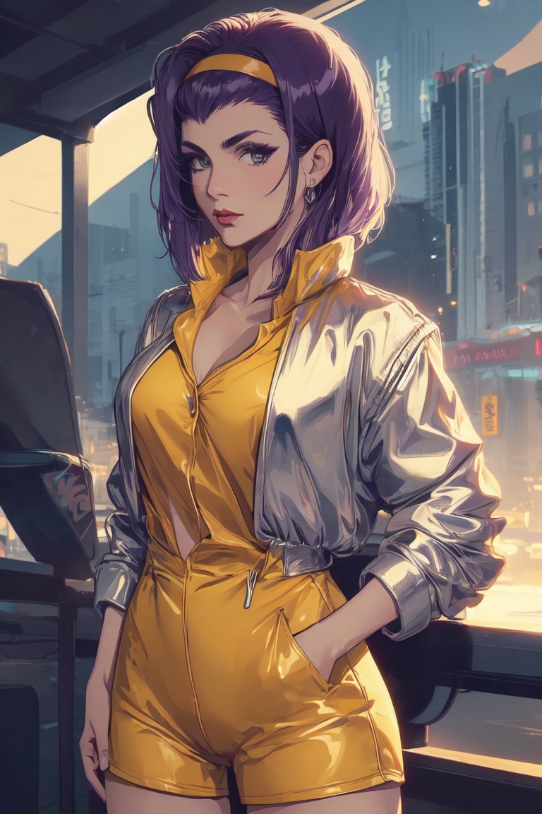 fayevalentine,  purple hair, on Tensor.Art