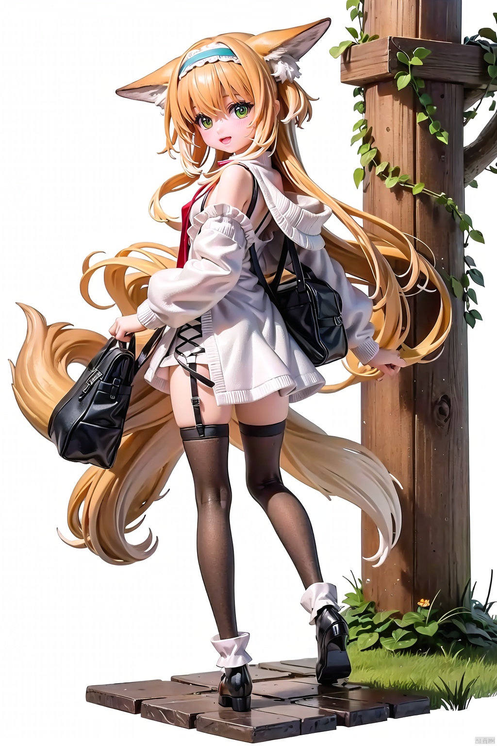  masterpiece, 1girl,thigh socks,(full body:1.1), colorful,arknights, ,child, backlight, colors