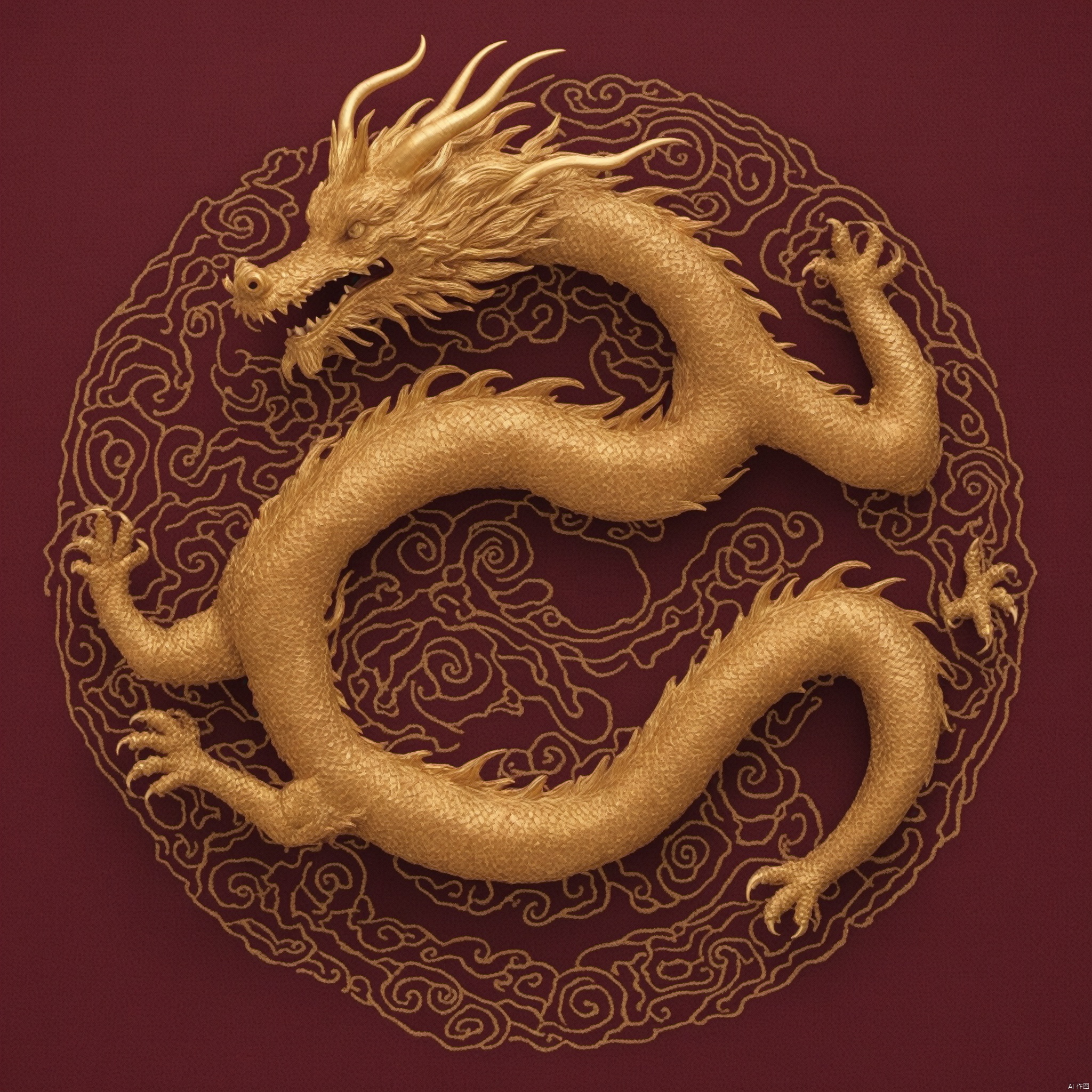  solo,mature,incredibly,absurdres,absurdres,realistic,full_shot, Dragon pattern