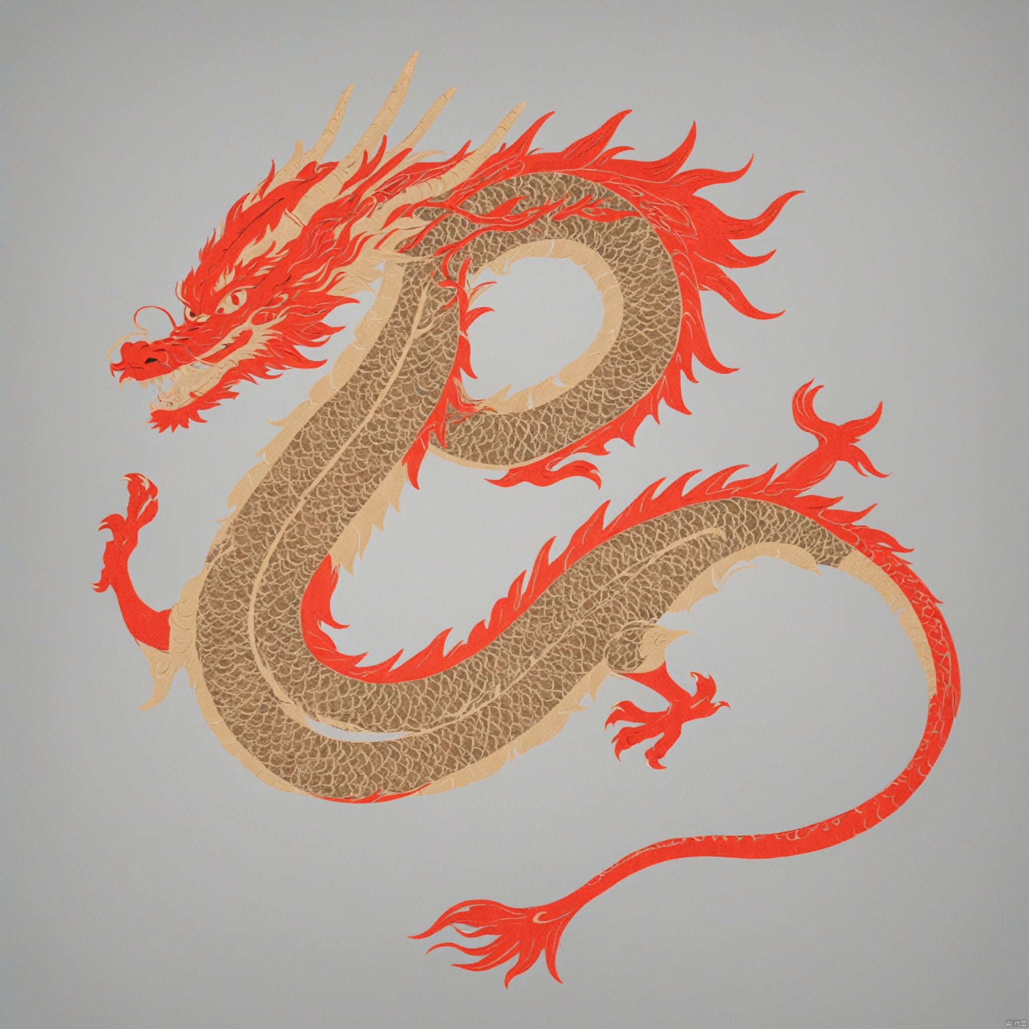  solo,mature,incredibly,absurdres,absurdres,realistic,full_shot, Dragon pattern