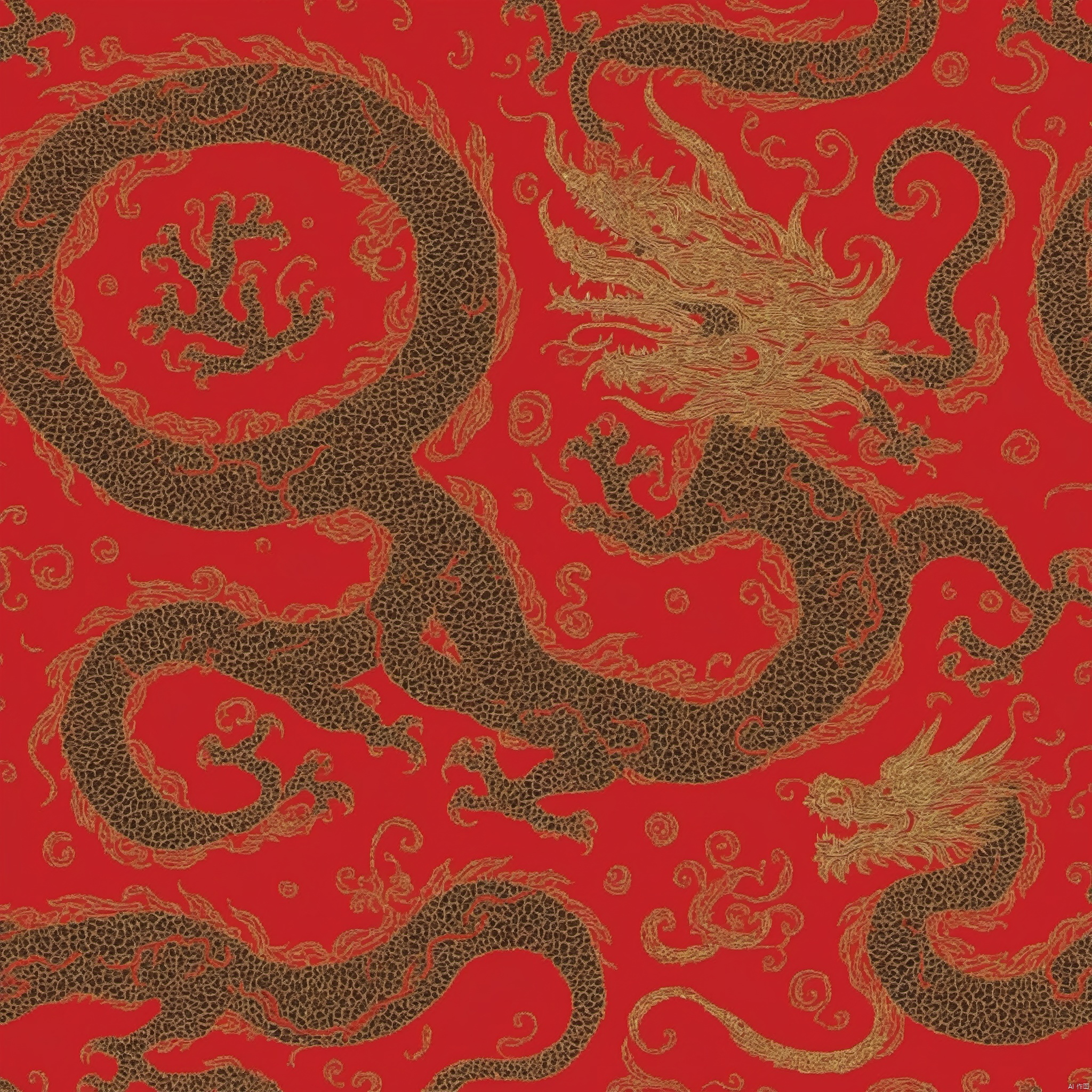  solo,mature,incredibly,absurdres,absurdres,realistic,full_shot, Dragon pattern
