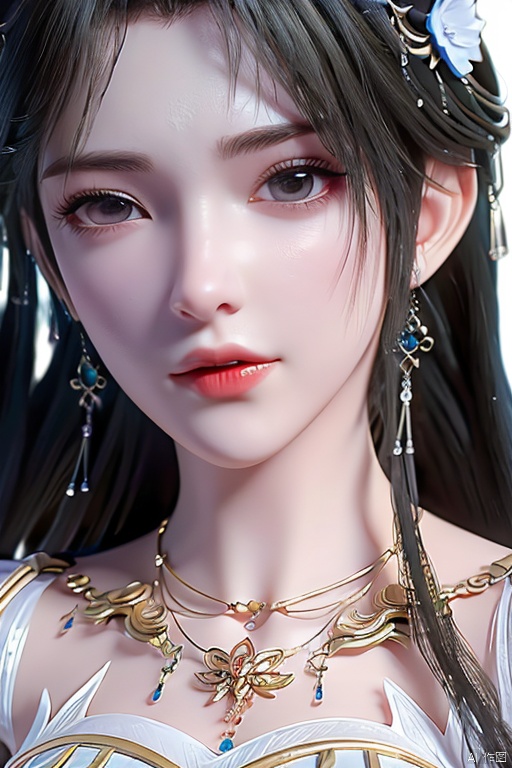  (RAW photo:1.2), (photorealistic:1.4),(intricate details:1.2),(masterpiece:1.3),(best quality:1.4), (ultra highres:1.2),1girl,jewelry, earrings, solo, pointy_ears, necklace, chang