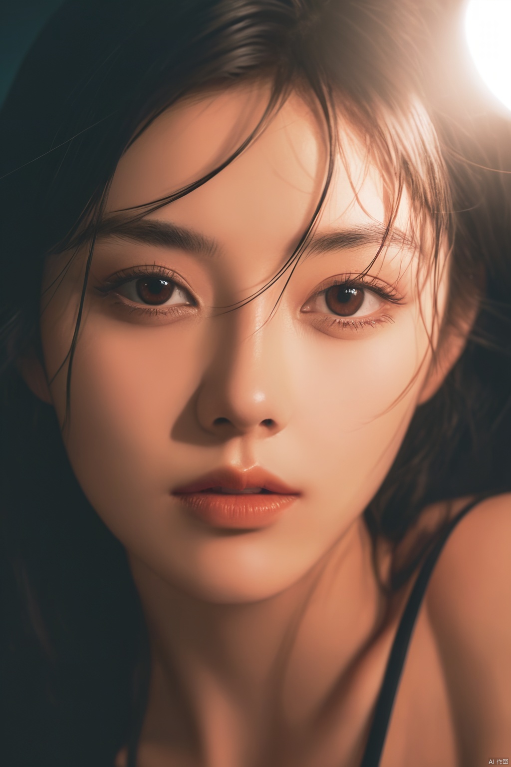  (ultra realistic,best quality),photorealistic,Extremely Realistic, in depth, hubg_jsnh, cinematic light,hubgwomen,hubg_beauty_girl, 1girl , splash detailed, surreal dramatic lighting shadow (lofi, analog), kodak film by Brandon Woelfel Ryan McGinley, moment eyes, beautiful face, sexy girl , mid body, intricate background, realism,realistic,raw,analog,portrait,photorealistic,