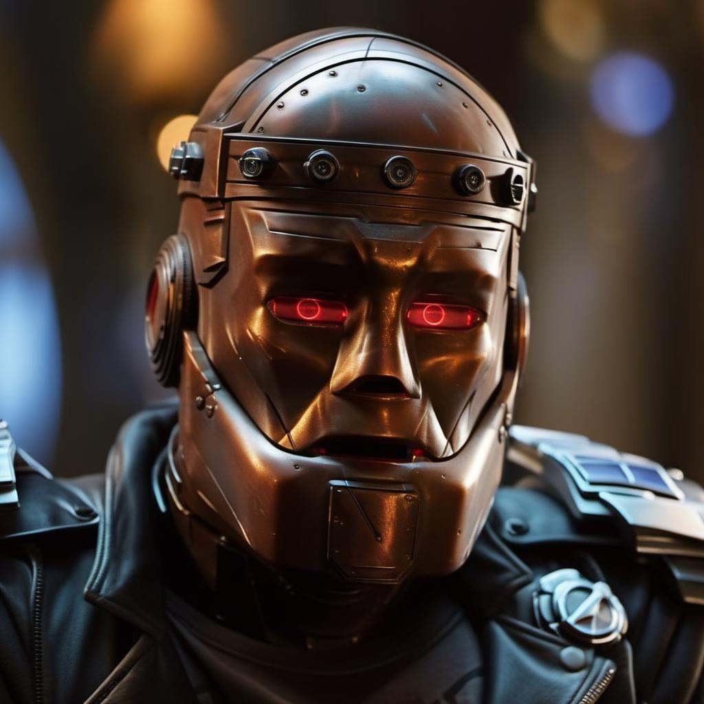 cinematic photo,  Robotman1024 ,  close up portrait on Tensor.Art