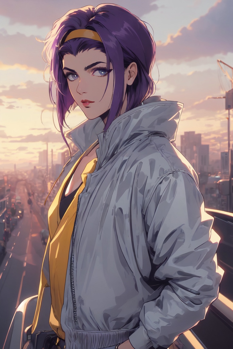 fayevalentine,  purple hair, on Tensor.Art