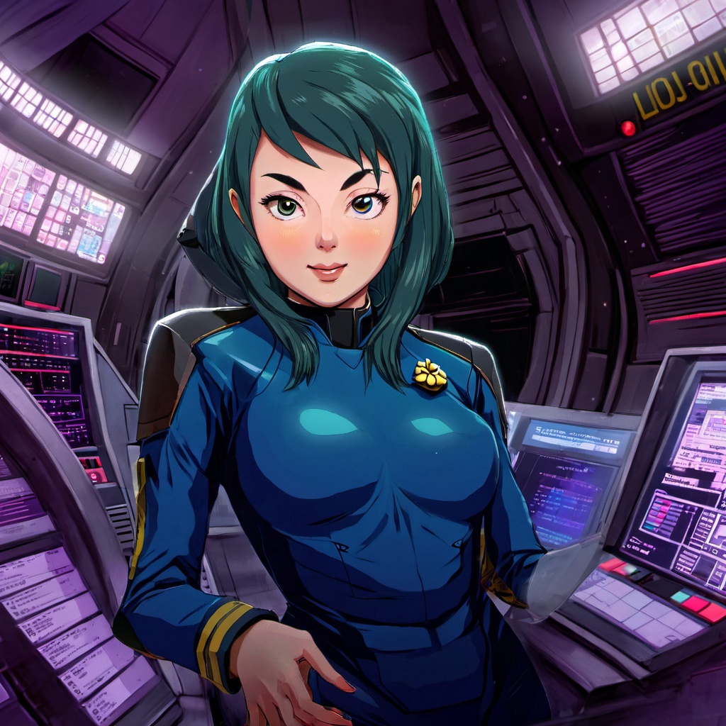 cutepet,  1girl,  starship captain on Tensor.Art
