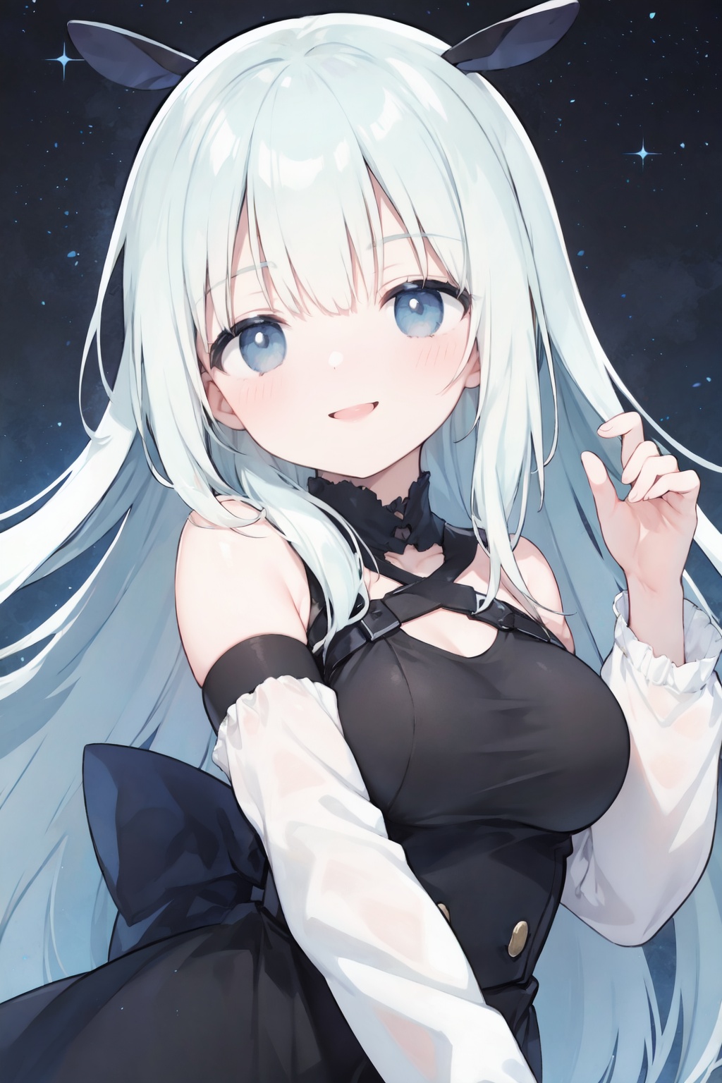 solo,  1girl,  smile on Tensor.Art