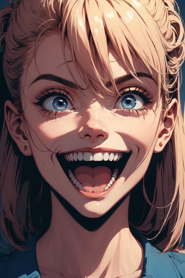 Crazy face,  crazy laugh,  crazy eyes on Tensor.Art