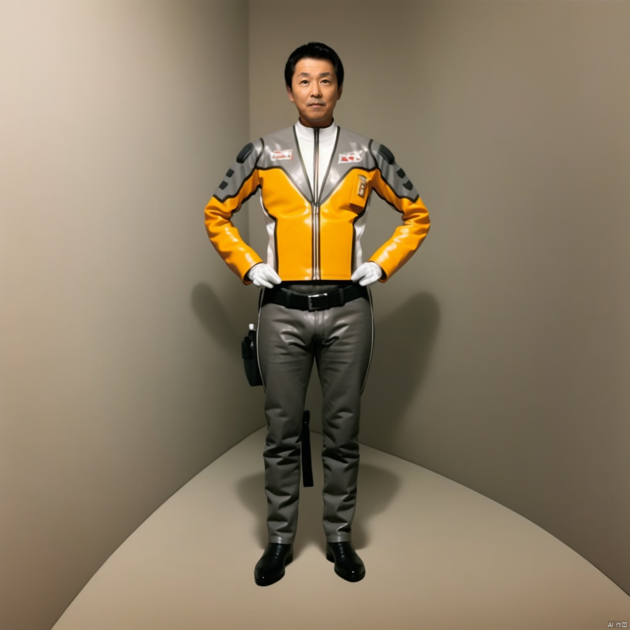  (masterpiece:1.3),(the best quality:1.2),(super fine illustrations:1.2),(Masterpiece),high quality,high detail,(white background:1.2),looking at viewer,(SOLO:1.4),outline,simple background,fullbody,, collar,choker,belt,military uniform,logo,armor,uniform,jacket,helmet,fingerless gloves,gloves,boots,emblem,pants,bodysuit,belt pouch,armband,military,