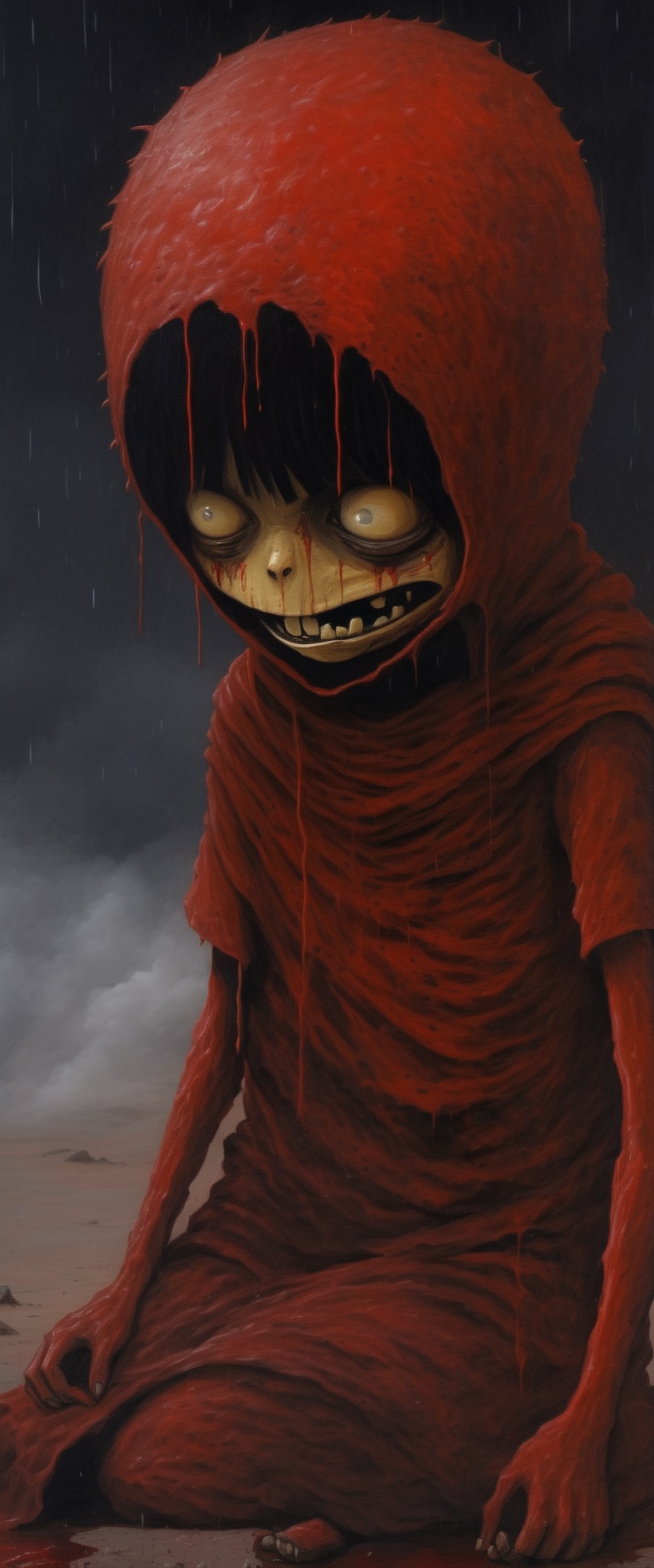 ([ dark fantasy ] movie scene)a defeated war god,  fallen god,  gloom on Tensor.Art