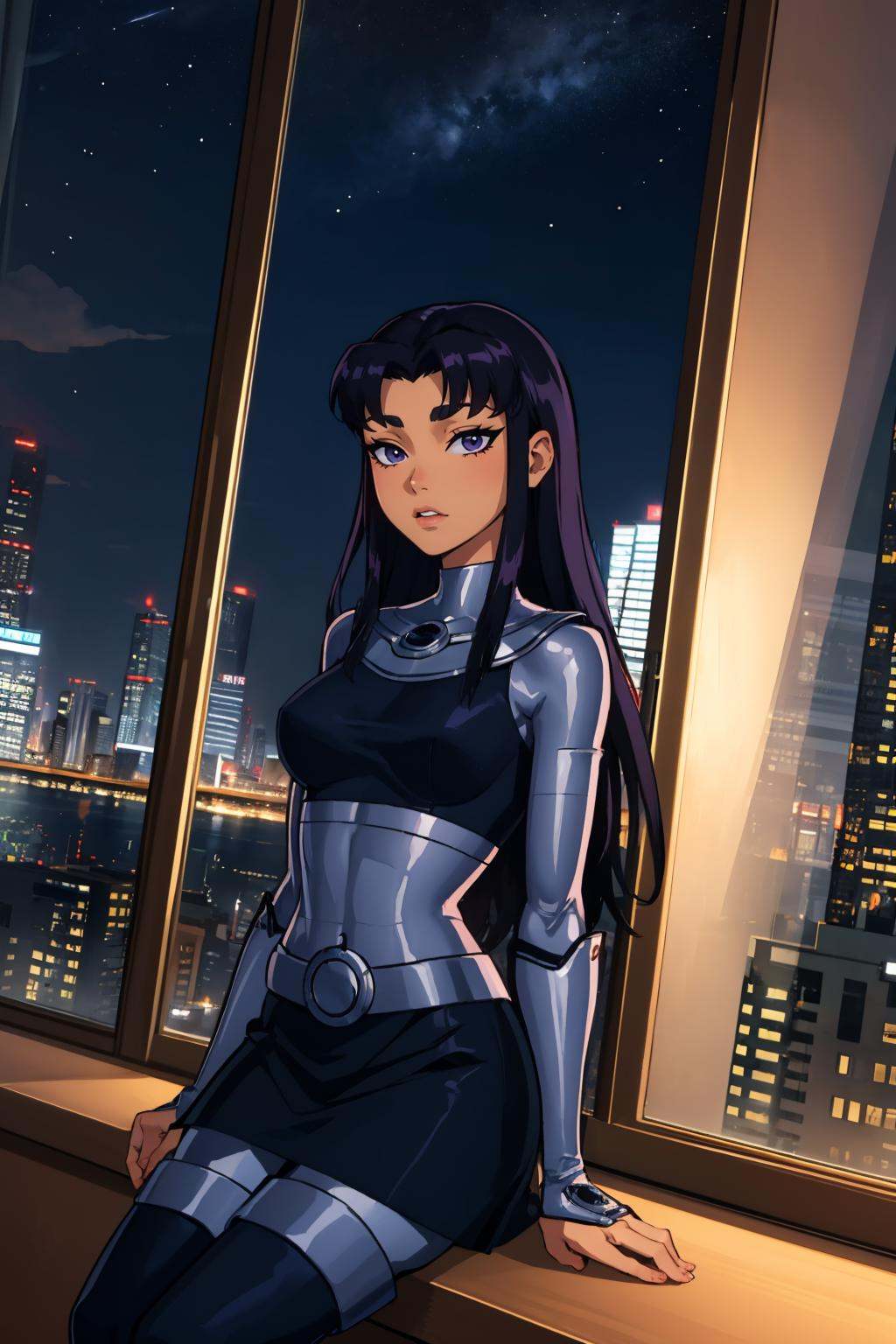 blackfire,  1girl,  solo on Tensor.Art