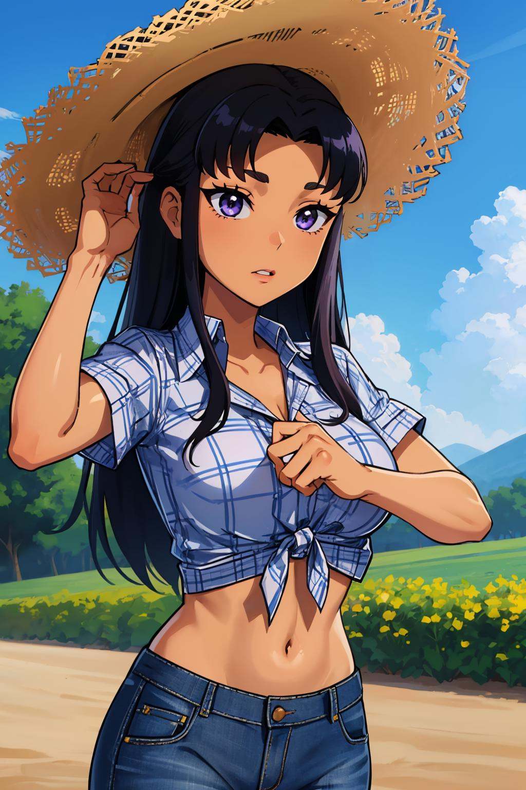 blackfire,  1girl,  solo on Tensor.Art