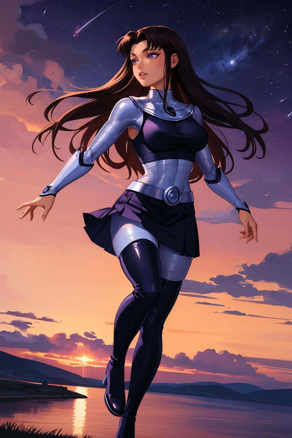 blackfire,  1girl,  solo on Tensor.Art