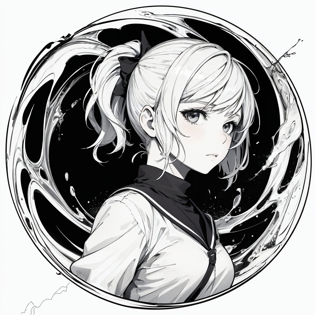 1girl,  solo,  white work by Never Winter on Tensor.Art
