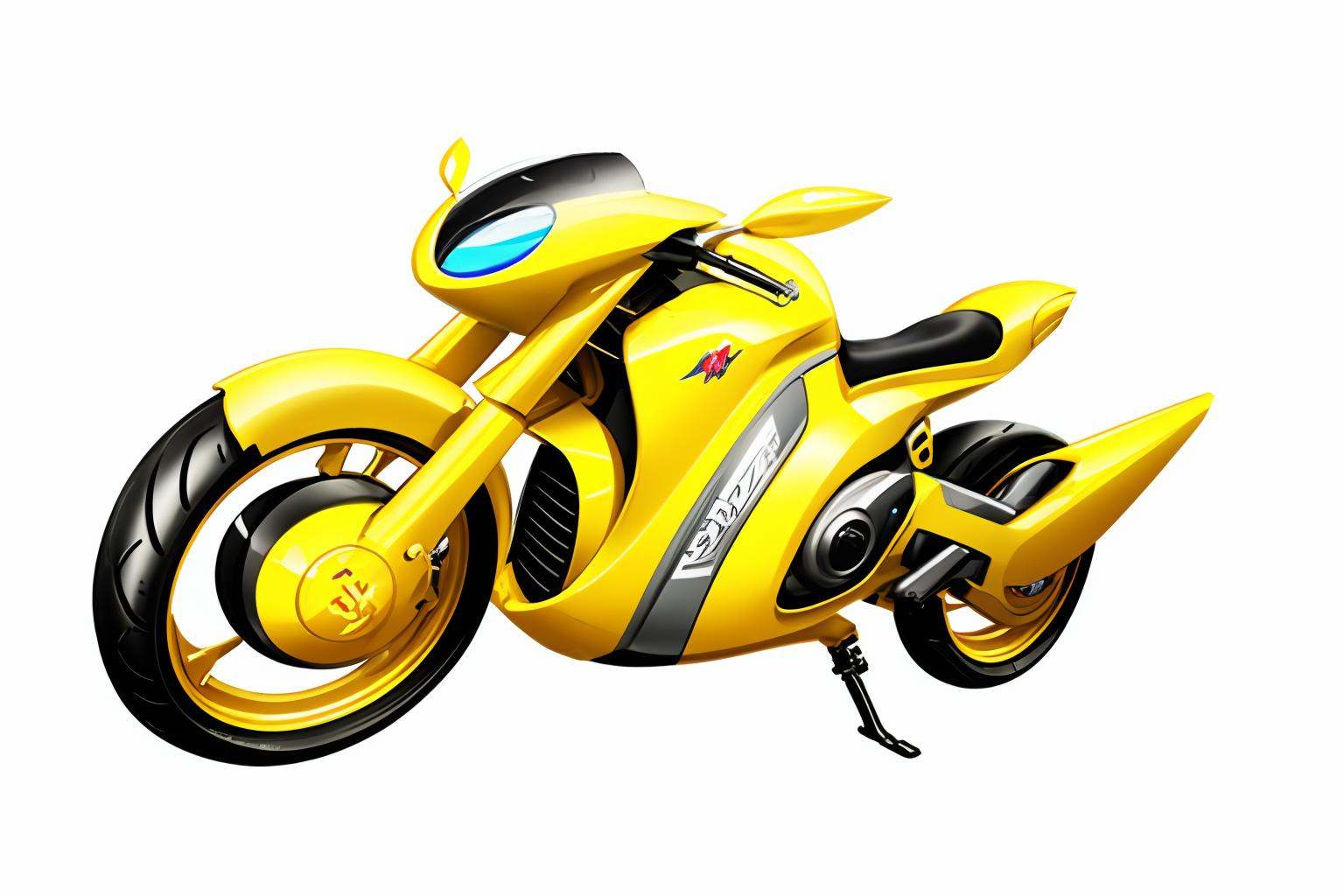 HEZI,QQ flying car design,cool styling,game racing design,motor vehicle,motorcycle,ground vehicle,no humans,vehicle focus,white background,simple background,wheel,science fiction,logo,glowing,robot,on motorcycle,transparent background,emblem,<lora:qq﷿车设计-000003:0.6>,