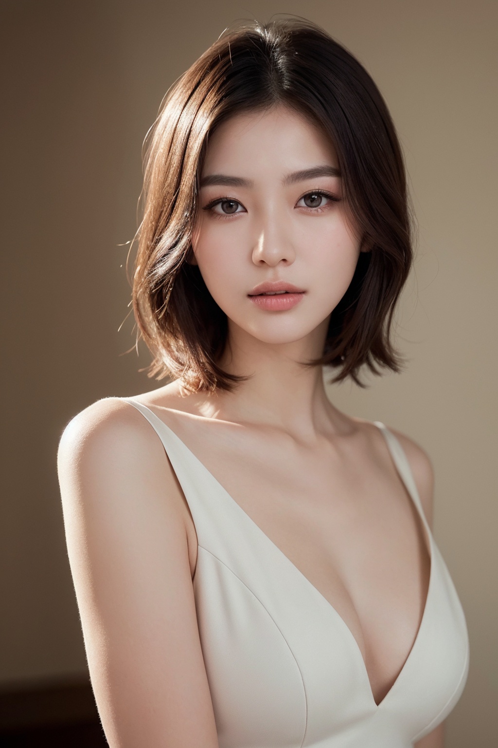 lifelike rendering,  Photo of Beautiful Korean woman,  early-twenty on Tensor.Art