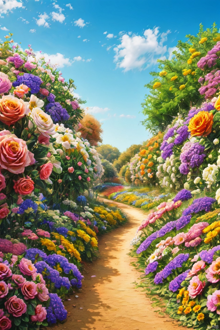 best quality,HDR,UHD,8K,Vivid Colors,
, ((poakl flower style)),