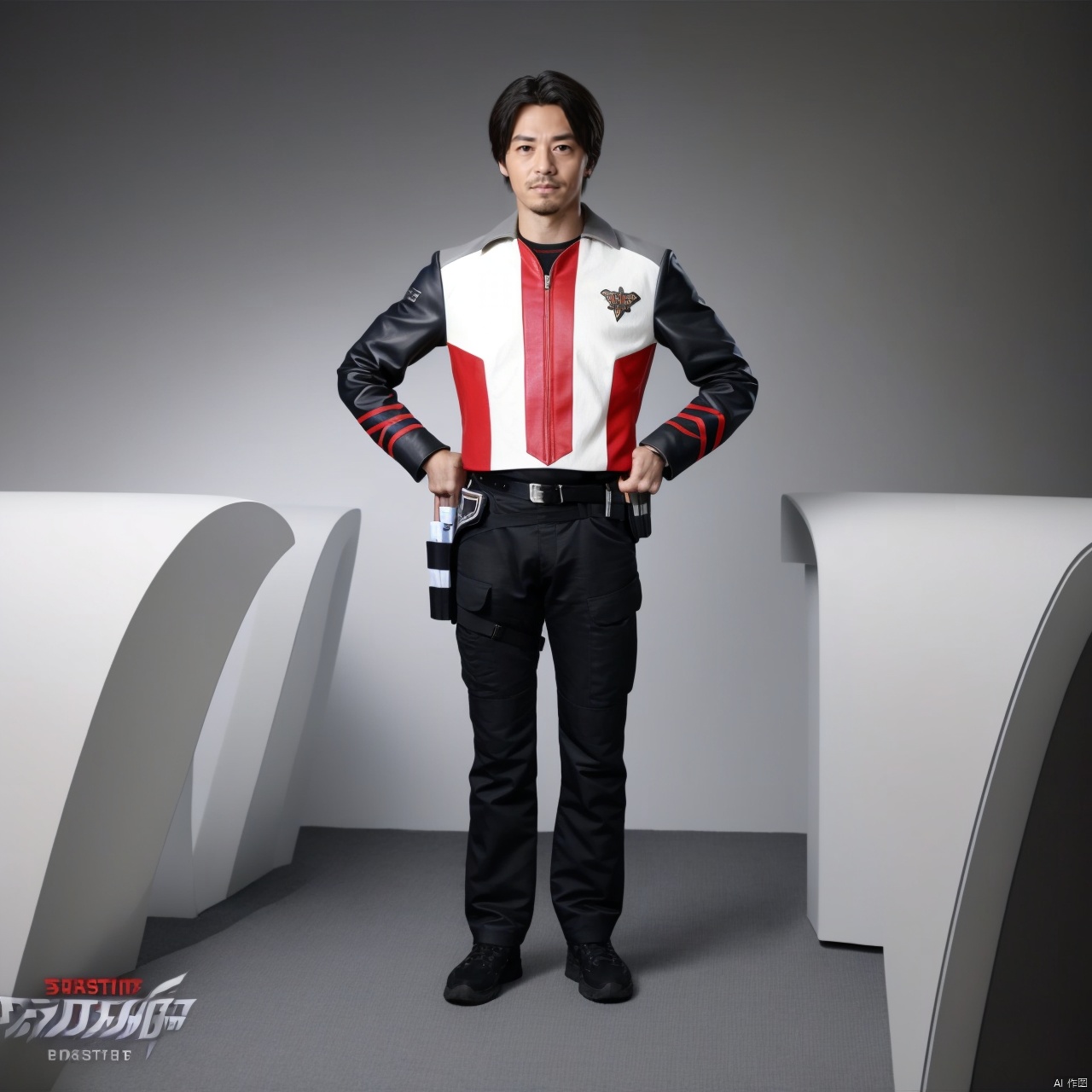  (masterpiece:1.3),(the best quality:1.2),(super fine illustrations:1.2),(Masterpiece),high quality,high detail,(white background:1.2),looking at viewer,(SOLO:1.4),outline,simple background,fullbody,, logo,belt,uniform,pants,emblem,collar,choker,boots,military uniform,helmet,hat,police uniform,jacket,fingerless gloves,gloves,armor,bodysuit,belt pouch,blue jacket,
