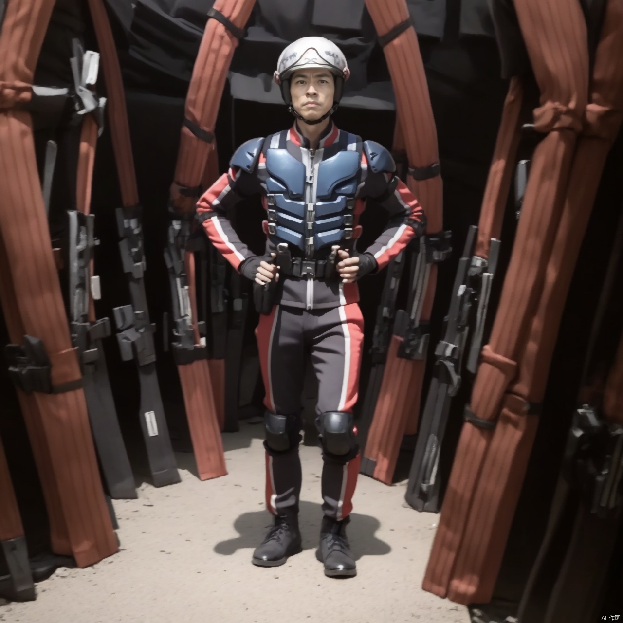  (masterpiece:1.3),(the best quality:1.2),(super fine illustrations:1.2),(Masterpiece),high quality,high detail,(white background:1.2),looking at viewer,(SOLO:1.4),outline,simple background,fullbody,, logo,belt,uniform,pants,emblem,collar,choker,boots,military uniform,helmet,hat,police uniform,jacket,fingerless gloves,gloves,armor,bodysuit,belt pouch,blue jacket,